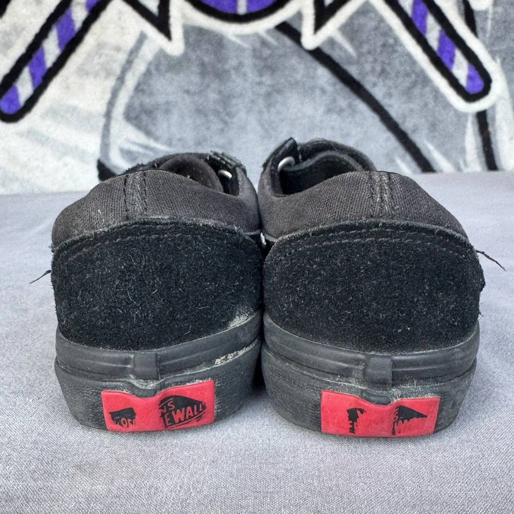Size 12c‎ - VANS Old Skool V Black/Black  Kids Shoes